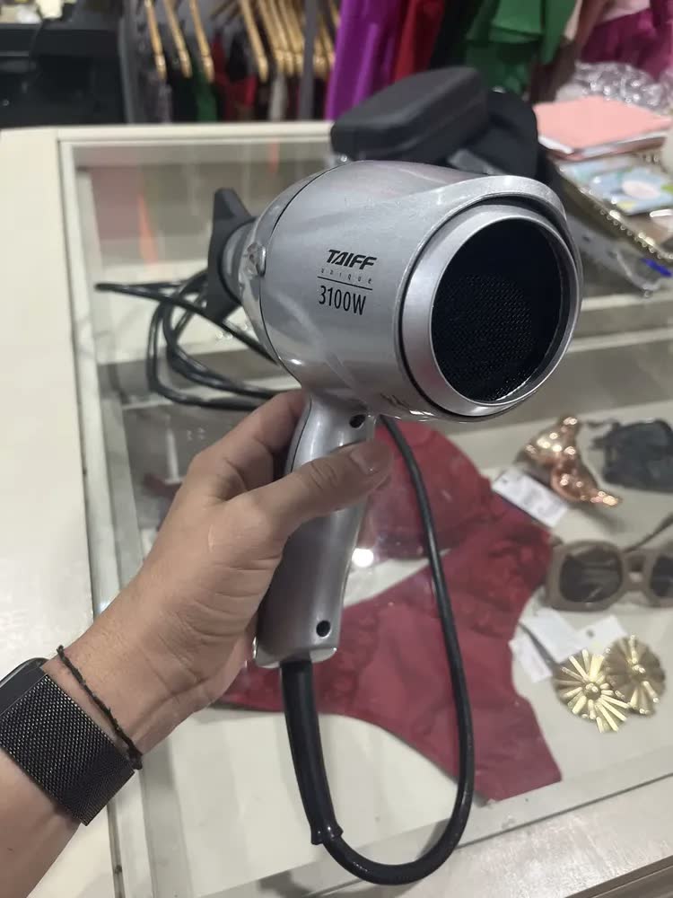 foto de Secador de cabelo Taiff Unique 3100W cinza