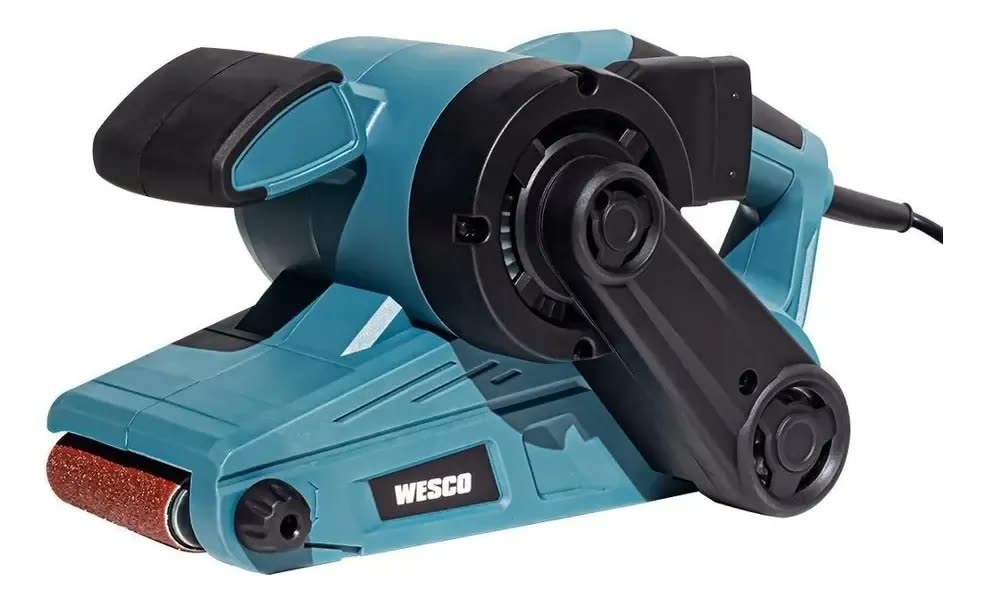 Lixadeira de Cinta Wesco Profissional WS4366 920W com Coletor de Pó