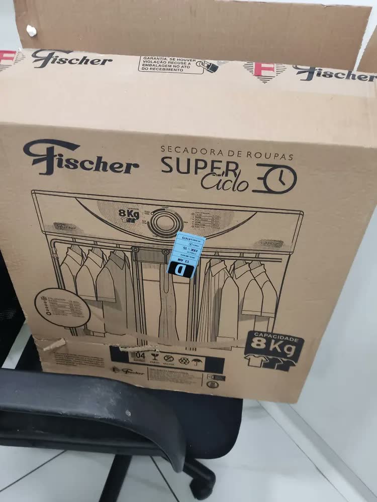 foto de Secadora de Roupas Fischer 8kg Super Ciclo Suspensa Prata 220V 28200/63978