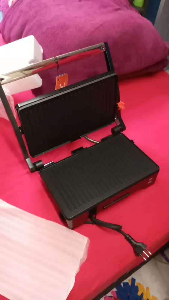 foto de Sanduicheira elétrica Cadence MiniGrill GRL621 cor preto