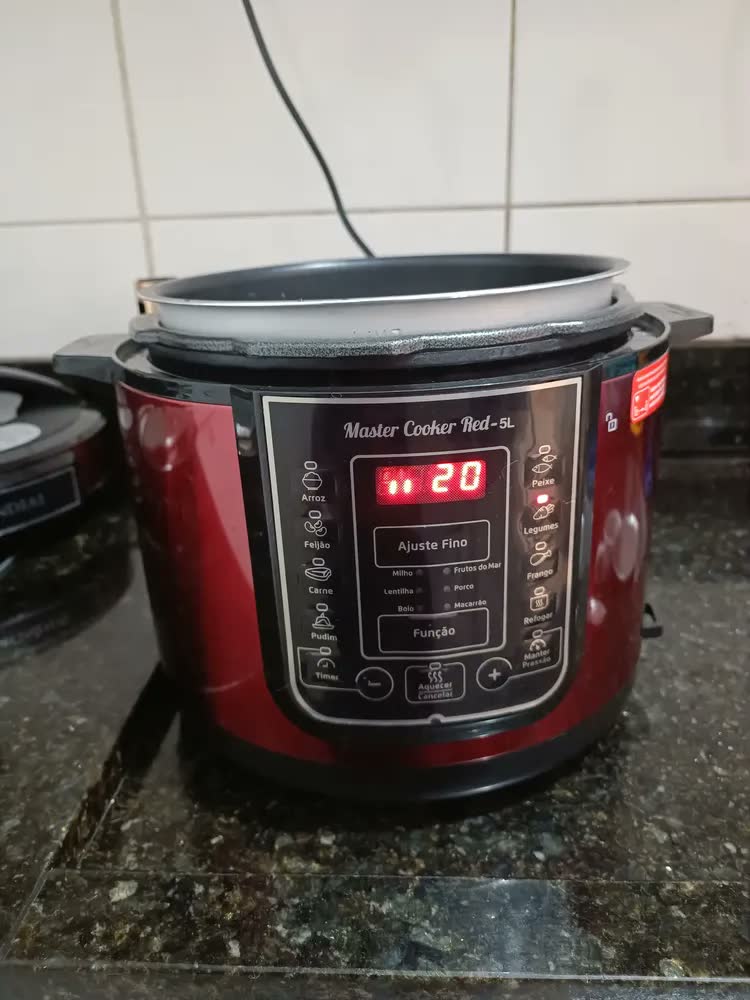 foto de Panela de Pressão Elétrica Digital 5L, Mondial, 900W - PE-39