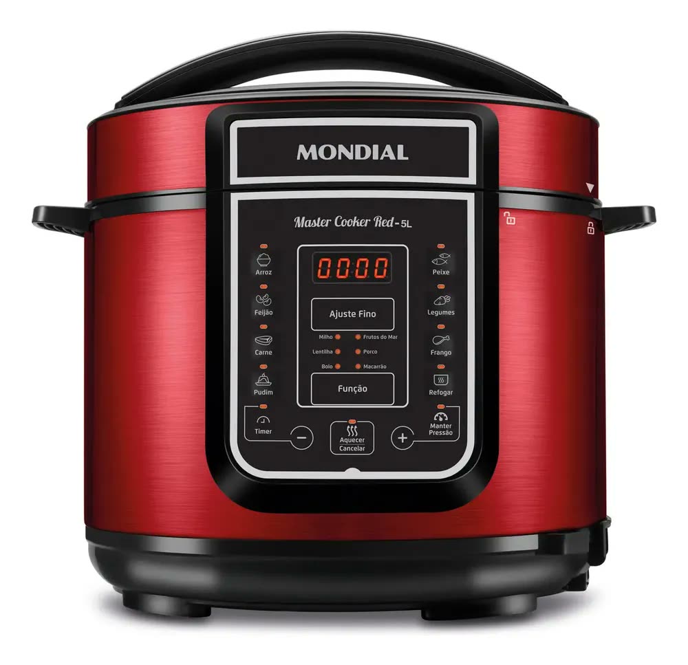 foto de Panela de Pressão Elétrica Digital 5L, Mondial, 900W - PE-39