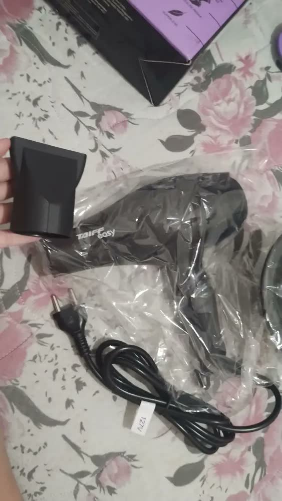 foto de Secador Taiff Easy Profissional 1700w Com Difusor Cachos