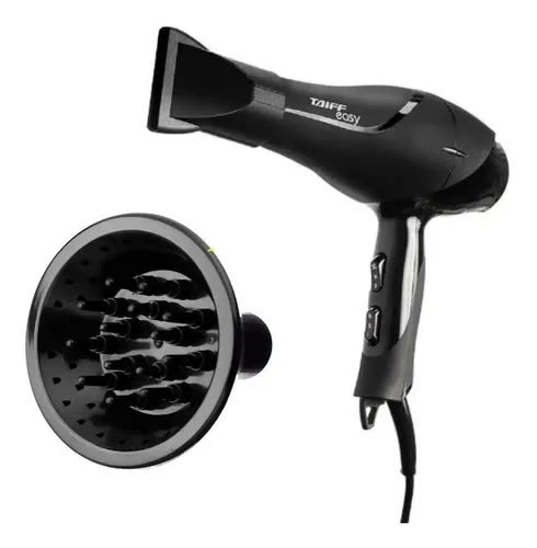 foto de Secador Taiff Easy Profissional 1700w Com Difusor Cachos