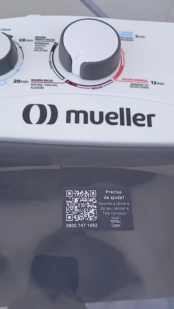 foto de Lavadora Semiautomática Mueller Big Family Lite de 20kg
