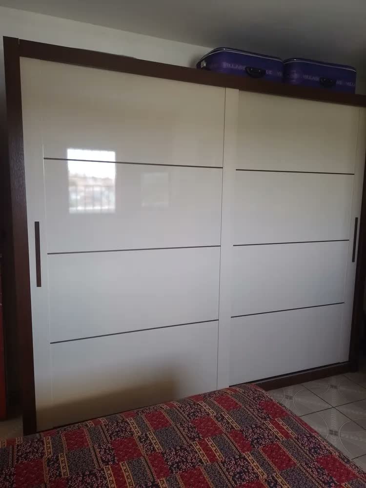 foto de Guarda-roupa Casal Zanzini Imperador Plus 2 Portas Correr Jacarandá
