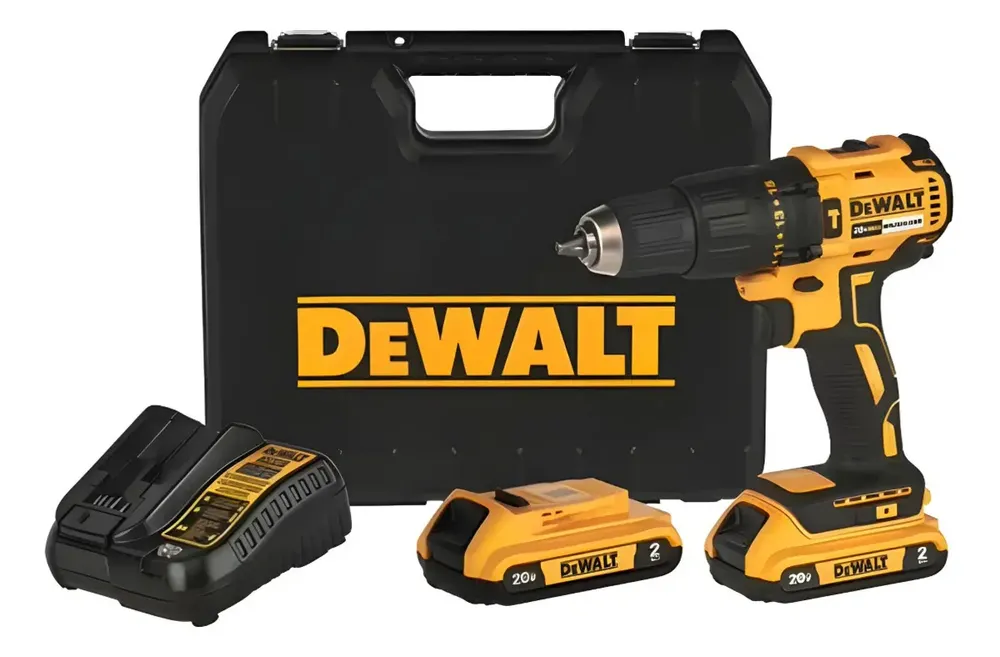foto de Parafusadeira e Furadeira de Impacto 13mm 20V DEWALT DCD7781D2 Com 2 Baterias, Carregador e Maleta
