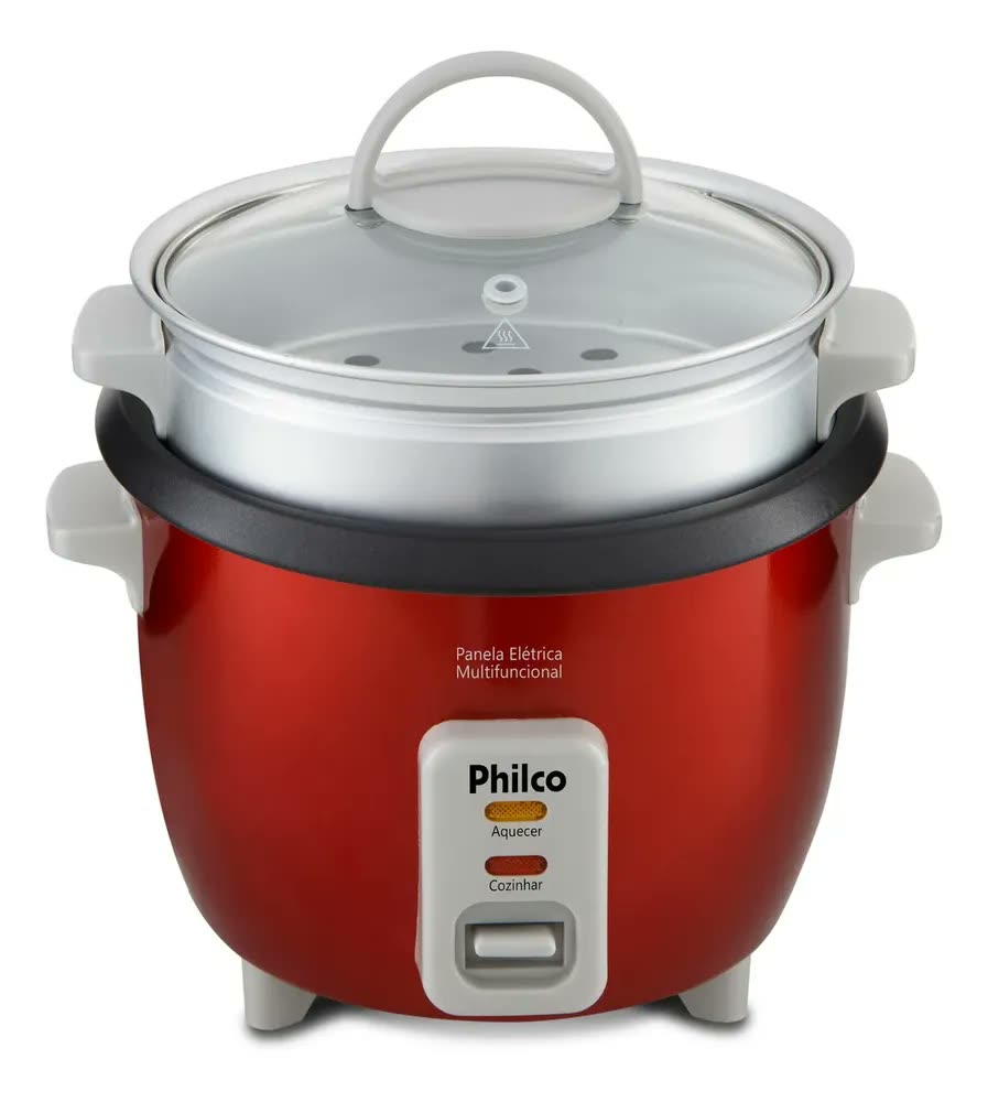 Panela Elétrica Multifuncional Ppa3v Vermelho Philco