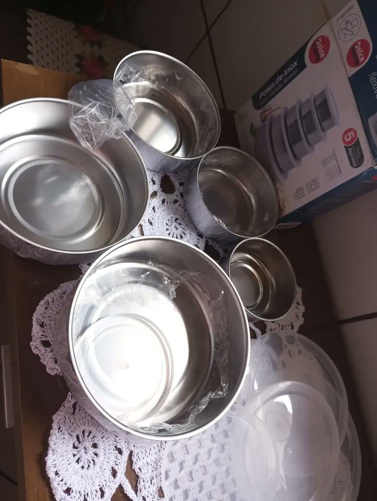 foto de Conjunto de Potes de inox kit 5 Top Chef