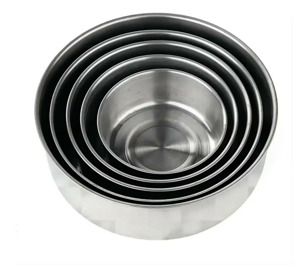 Conjunto de Potes de inox kit 5 Top Chef