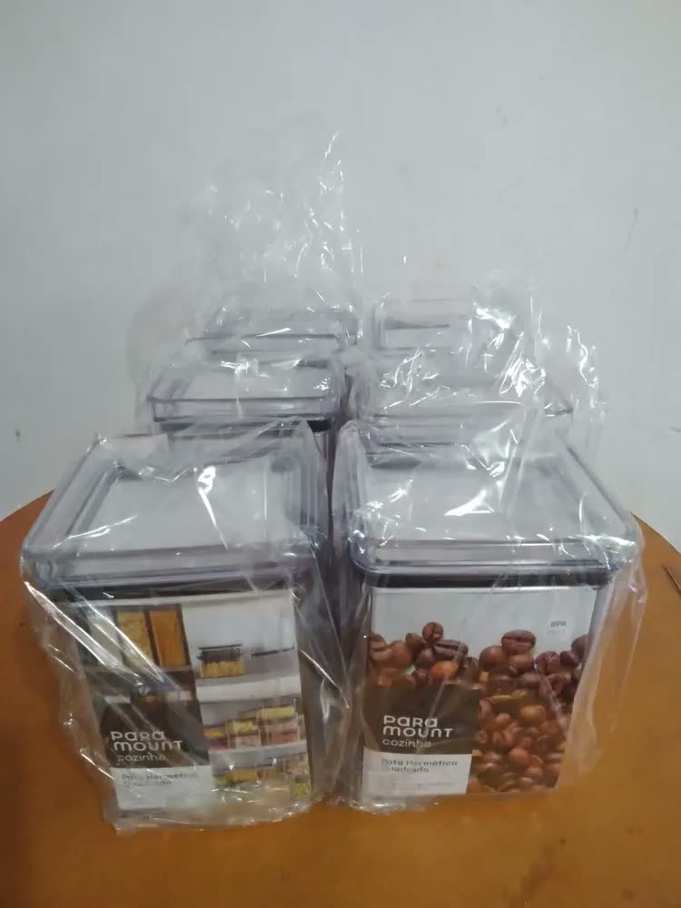 foto de Paramount Diamond Pote 06 unidades Hermetico Lumini Quadrado 1000 Ml