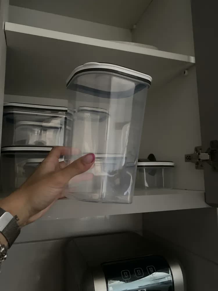 foto de Potes Herméticos Electrolux de Plástico Branco Retangular com 10 Unidades