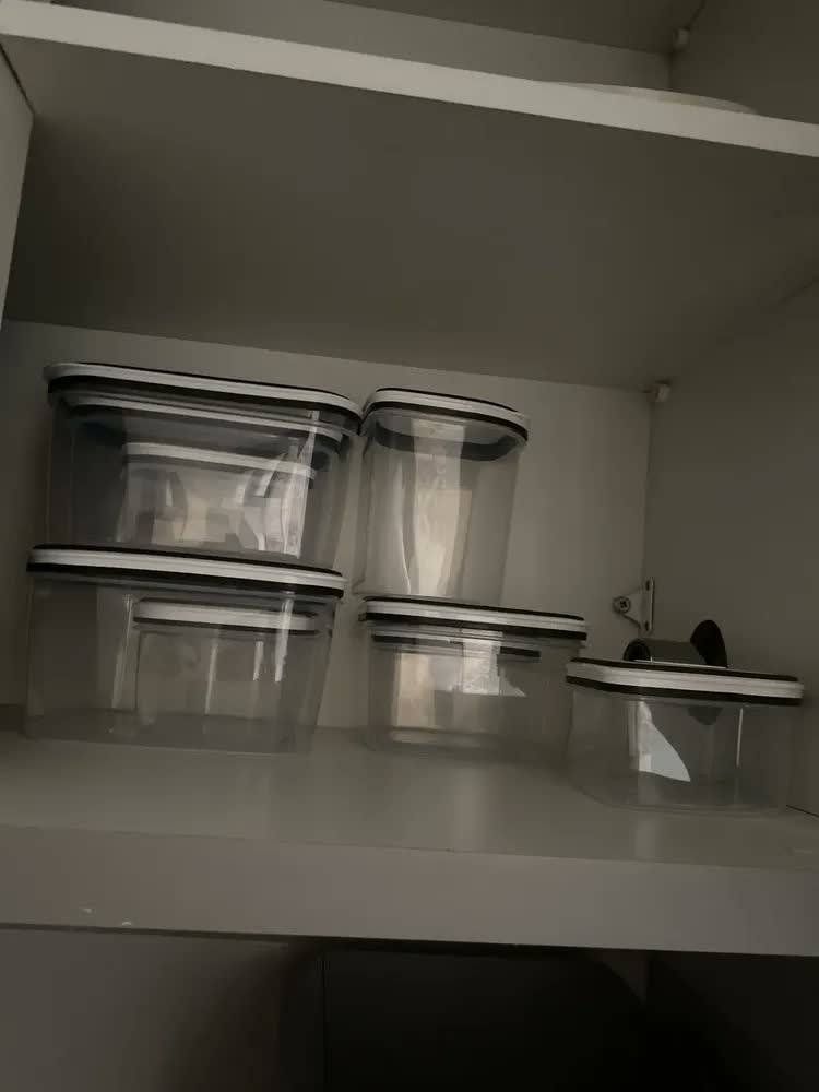 foto de Potes Herméticos Electrolux de Plástico Branco Retangular com 10 Unidades