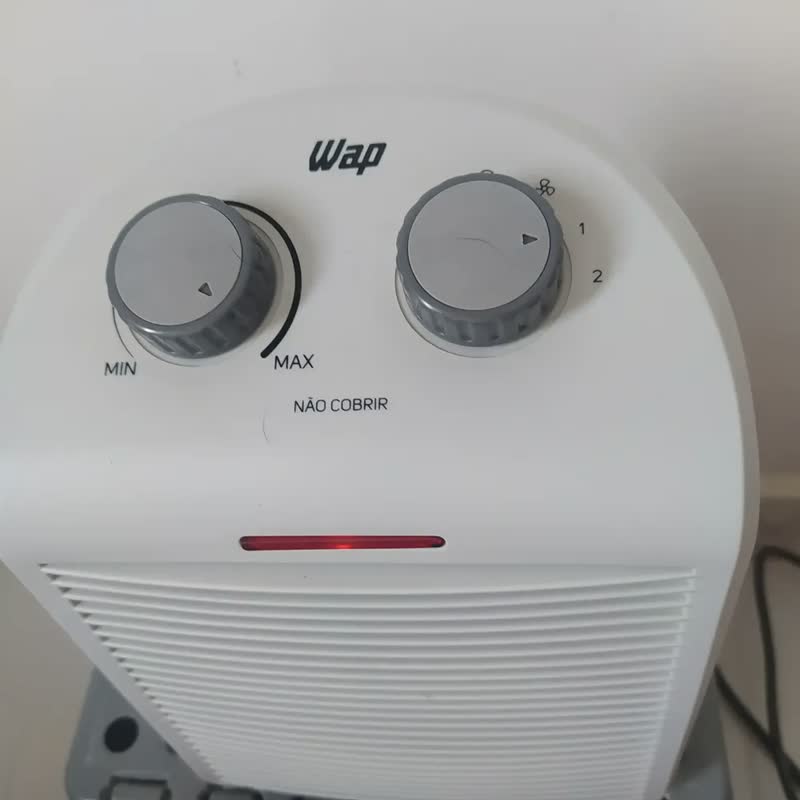 foto de Aquecedor Elétrico Portátil 3 em 1 WAP Air Heat com Ventilador e Triplo Sistema de Segurança