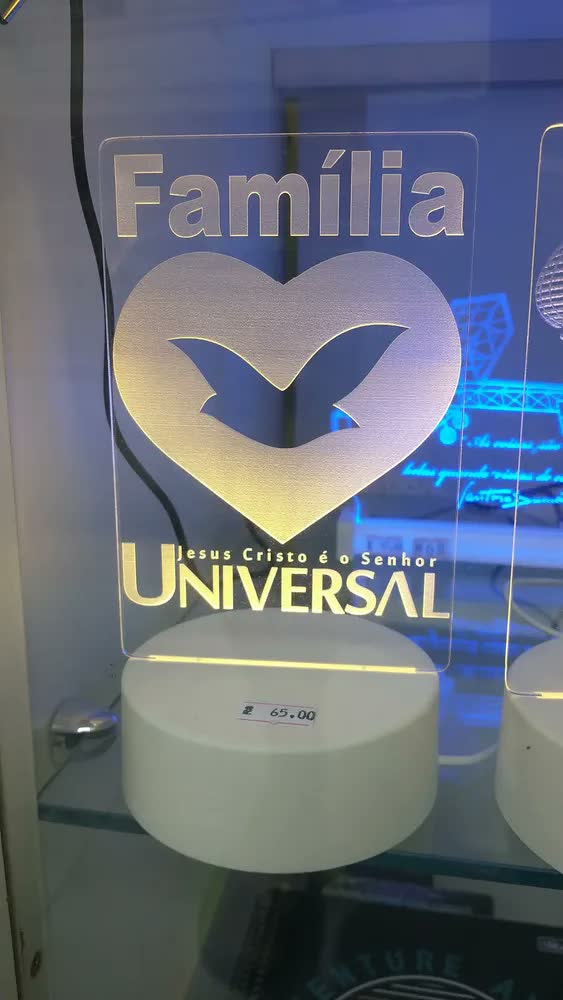 foto de Luminaria Led De Escrever Com Caneta Lousa Quadro Mesa Anotações