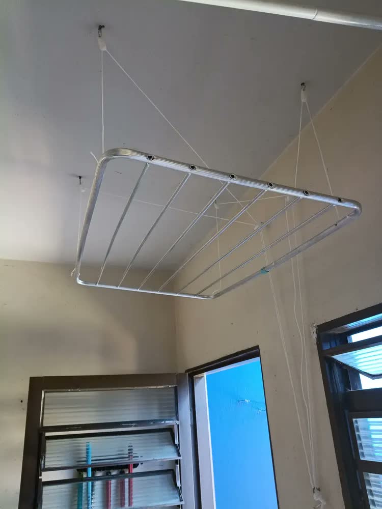 foto de Mor Varal De Teto Alumínio 90cm