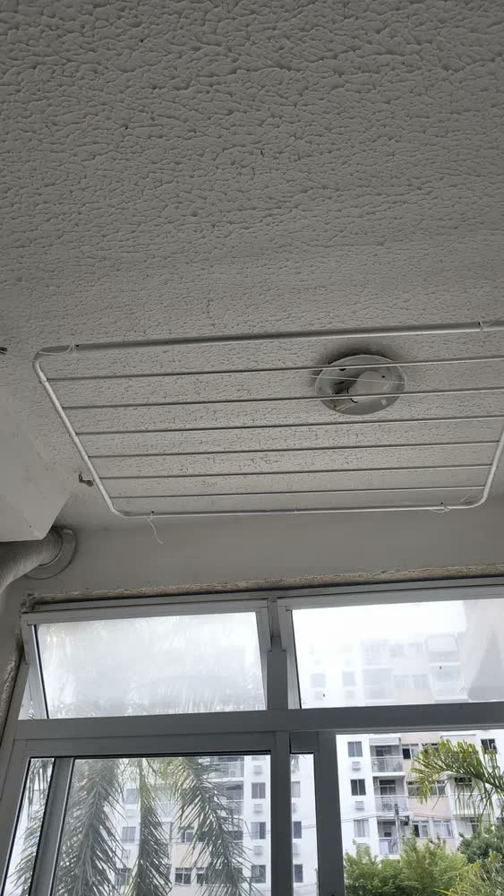 foto de Mor Varal De Teto Alumínio 90cm
