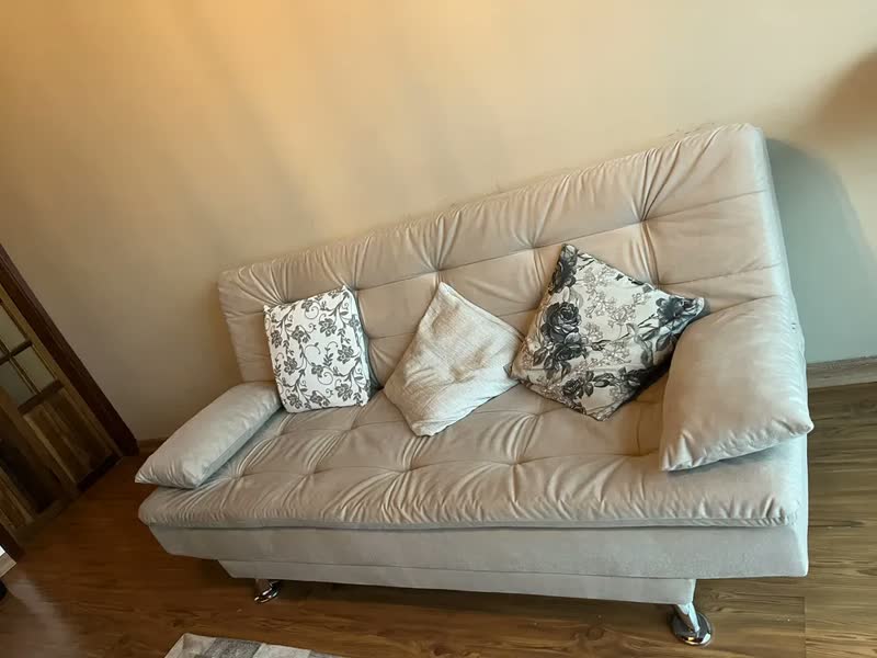 foto de Sofá Cama Mobly Premium Diván Marrom