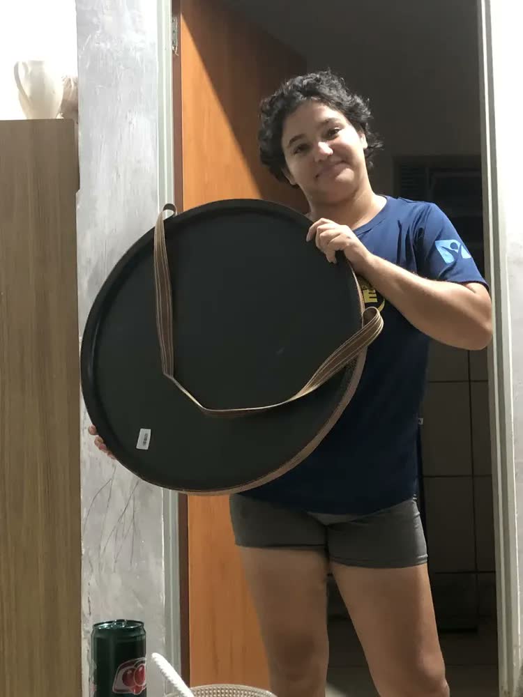 foto de Espelho Redondo Adnet Preto de 60cm para Banheiro, Sala ou Quarto