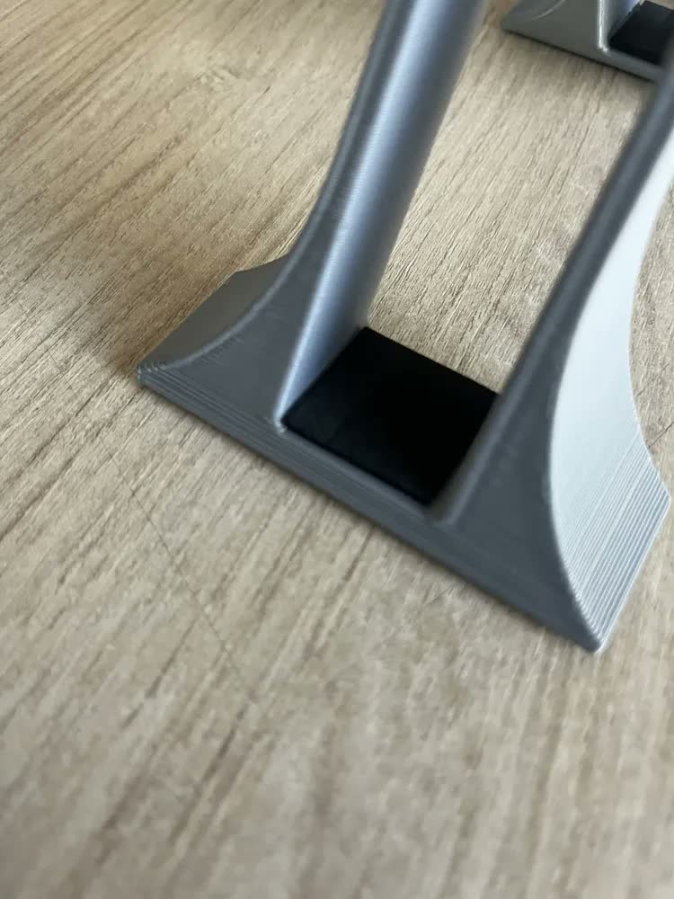 foto de Suporte Vertical Para Notebook Fechado 25mm Base De Mesa Organizador Para Laptop MacBook Antiderrapante Compacto leptop ergonomico ganhe espaço