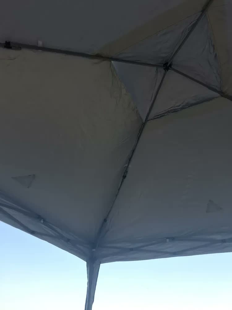 foto de Tenda 3x3 Praia Gazebo Barraca Camping + Bolsa De Transporte Cor Branco