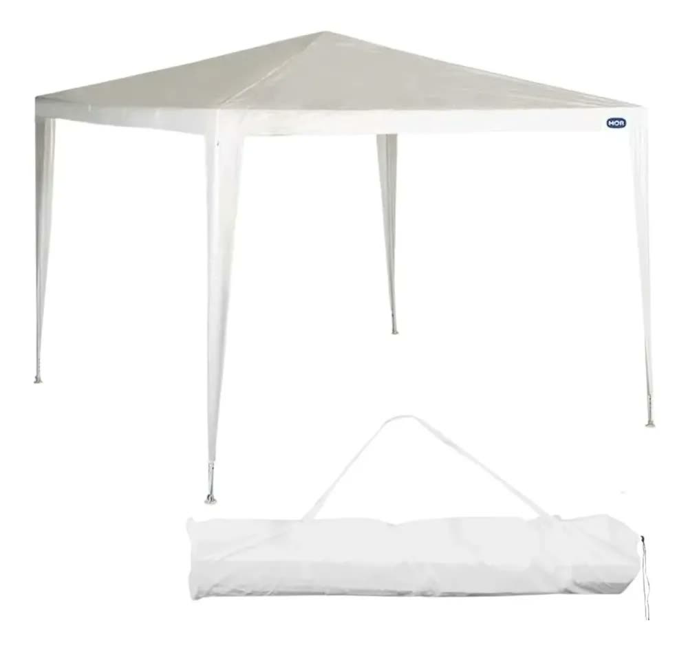 foto de Tenda 3x3 Praia Gazebo Barraca Camping + Bolsa De Transporte Cor Branco