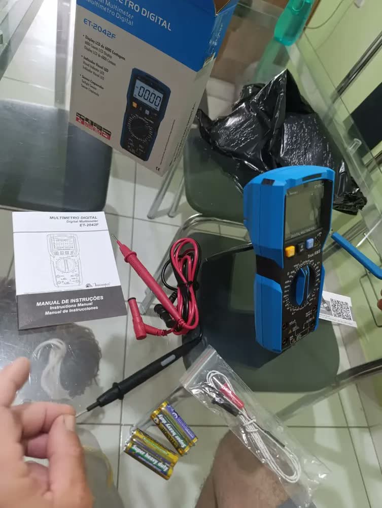 foto de Multímetro Digital Portátil - Et-2042f Minipa
