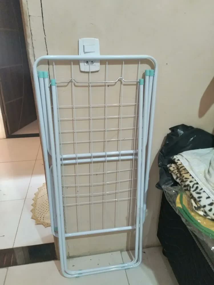 foto de Varal Roupa Chão C/ Abas Retratil Mor Cor Branco