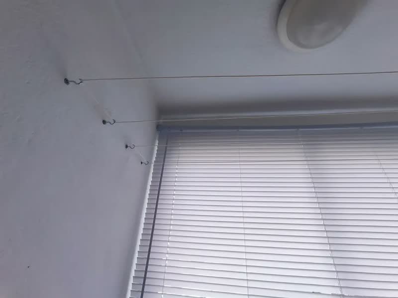 foto de Varal Retrátil Multiangular Sublime Mor - 1 Corda 12 Metros