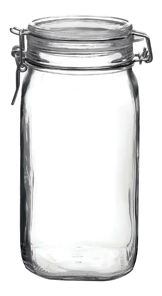 Pote Hermético De Vidro Fido Bormioli Rocco 1,5 Litros