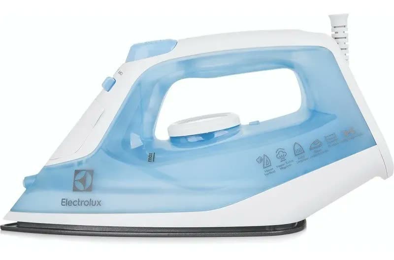 foto de Ferro de Passar Roupa a Vapor e a Seco Electrolux Easyline com Base Antiaderente SIE60