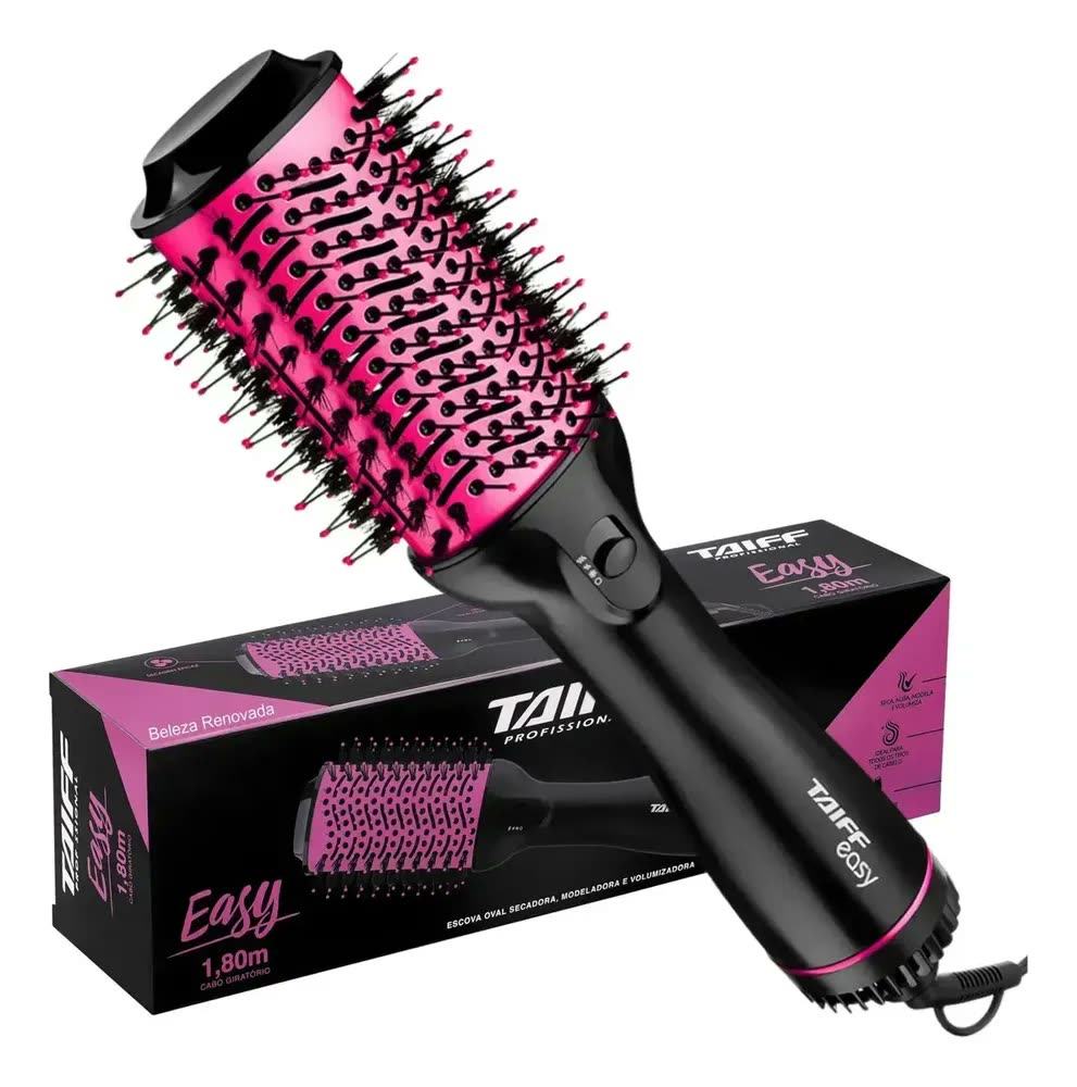 foto de Escova Oval Secadora Taiff Easy 1200w Esmv12