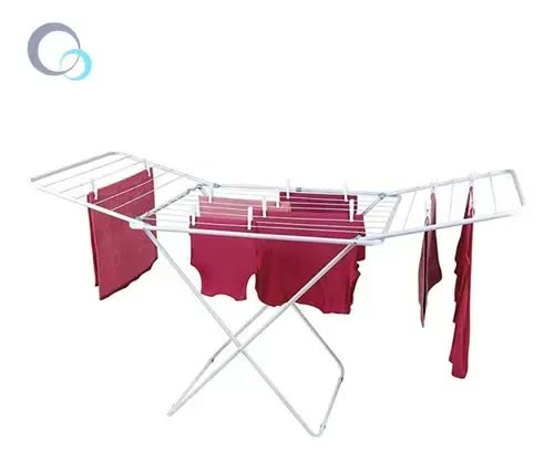 Varal De Chão Com Abas Dobrável 155cm 6005 Mor Cor Branco