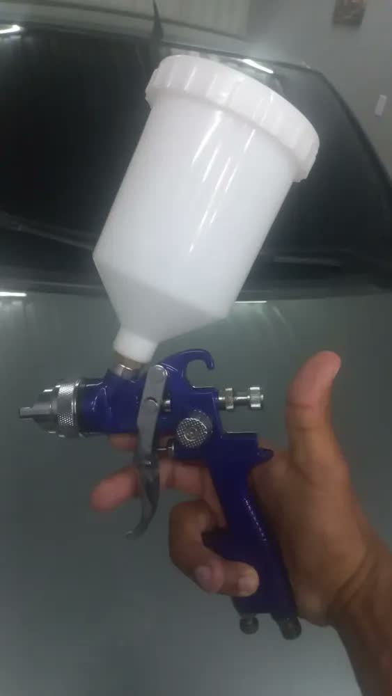 foto de Pistola de Pintura Profissional HVLP 600ml 1.4mm PDR Pro-550