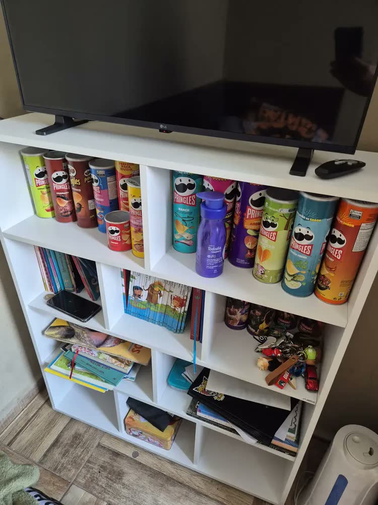 foto de Estante Book Artely Para Livros Com Nichos Organizadores