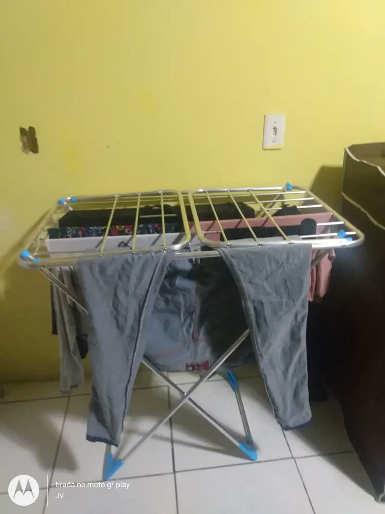 foto de Varal de Chão Alumínio com Abas 10kg Alluor