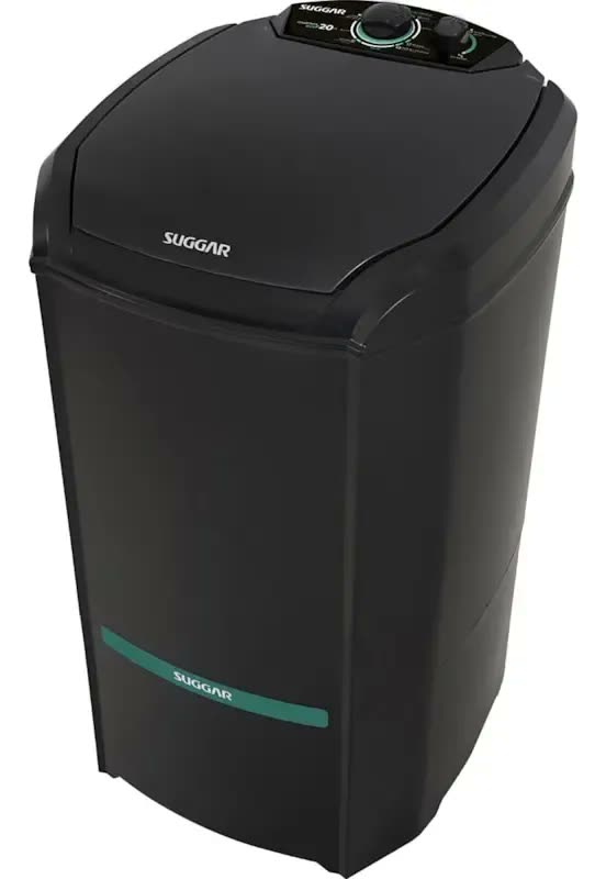 Tanquinho Lavamax Eco 20 Kg Preta Suggar Cor Preto