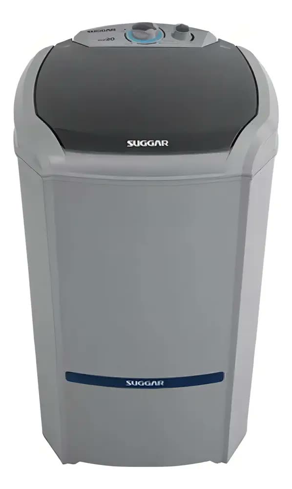 Lavadora de Roupas Suggar 20Kg Semiautomática Lavamax Eco Prata LE2001PR