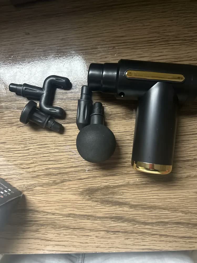 foto de Massageador Elétrico 4 Modos Miofascial Fisioterapia Cor Preto Bivolt