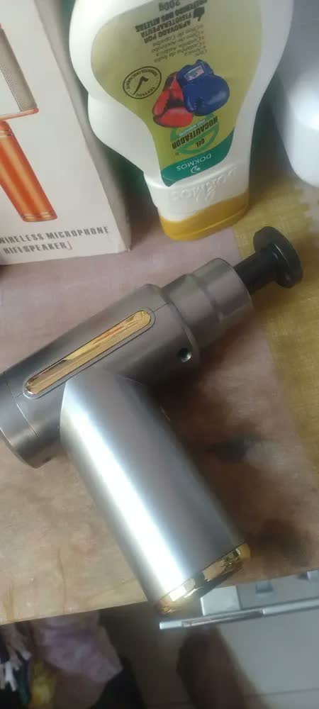 foto de Massageador Elétrico 4 Modos Miofascial Fisioterapia Cor Preto Bivolt