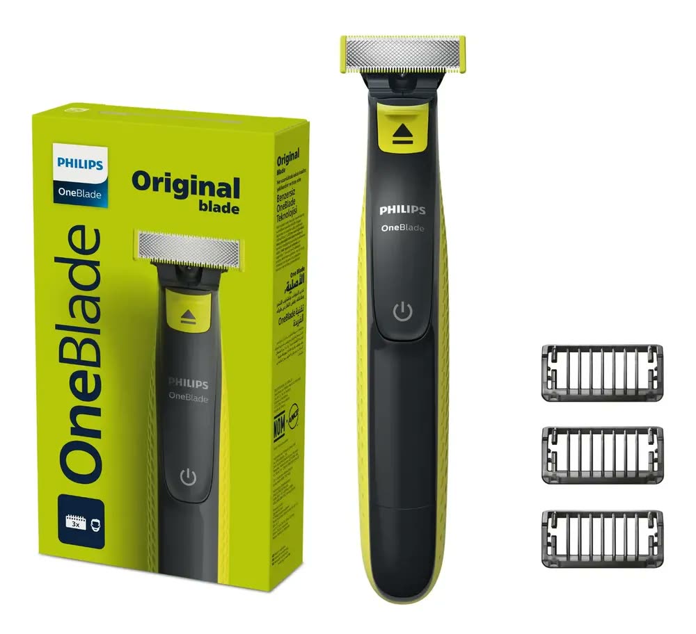 foto de Barbeador e Aparador Elétrico Philips OneBlade Para Todos os Tipos de Pele e Barba e À Prova D'Água - QP2724/10