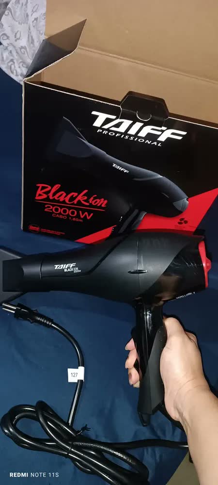 foto de Taiff Secador Cabelo New Black Ion Profissional 2000w