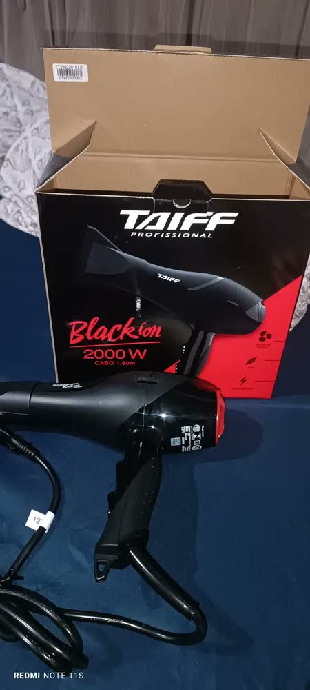 foto de Taiff Secador Cabelo New Black Ion Profissional 2000w