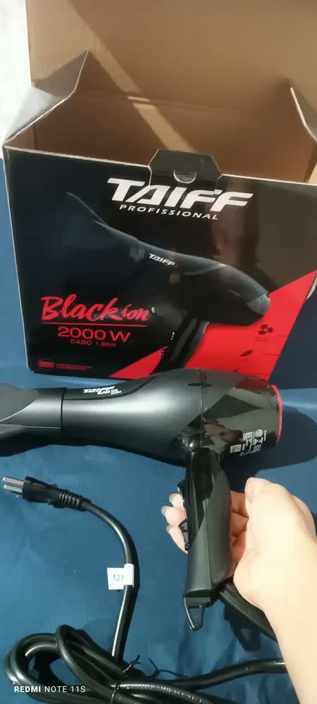 foto de Taiff Secador Cabelo New Black Ion Profissional 2000w