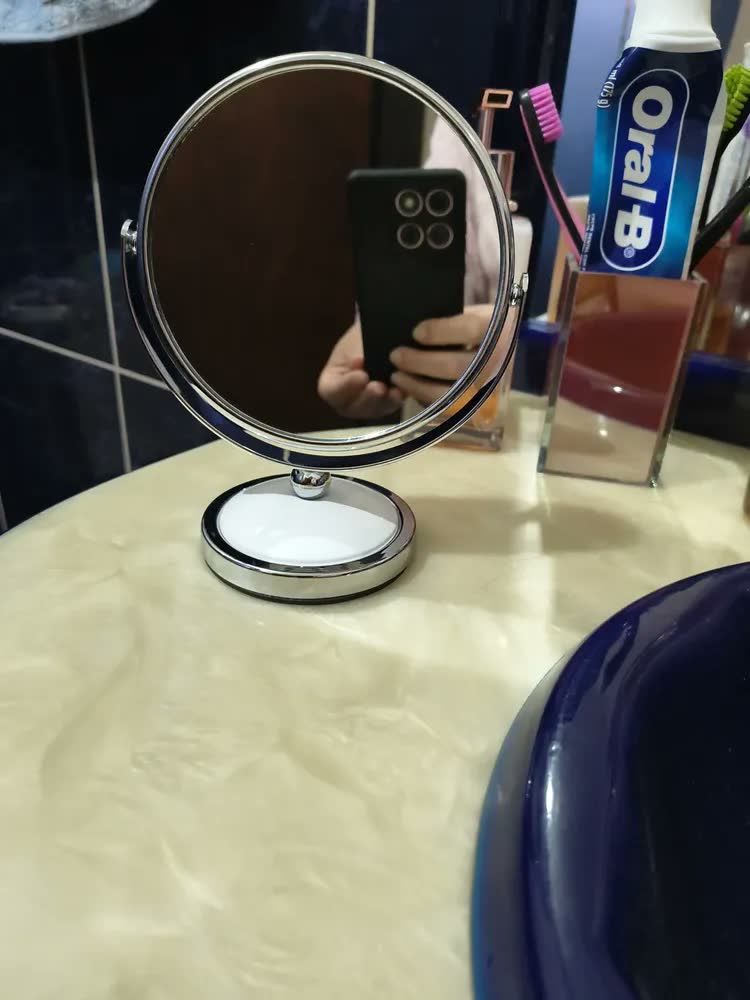 foto de Espelho De Aumento Dupla Face 8483 - Mor