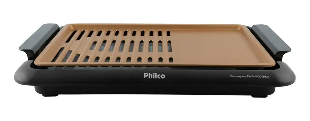 Churrasqueira Elétrica 1500w Pcq1500d Philco Cor Preto