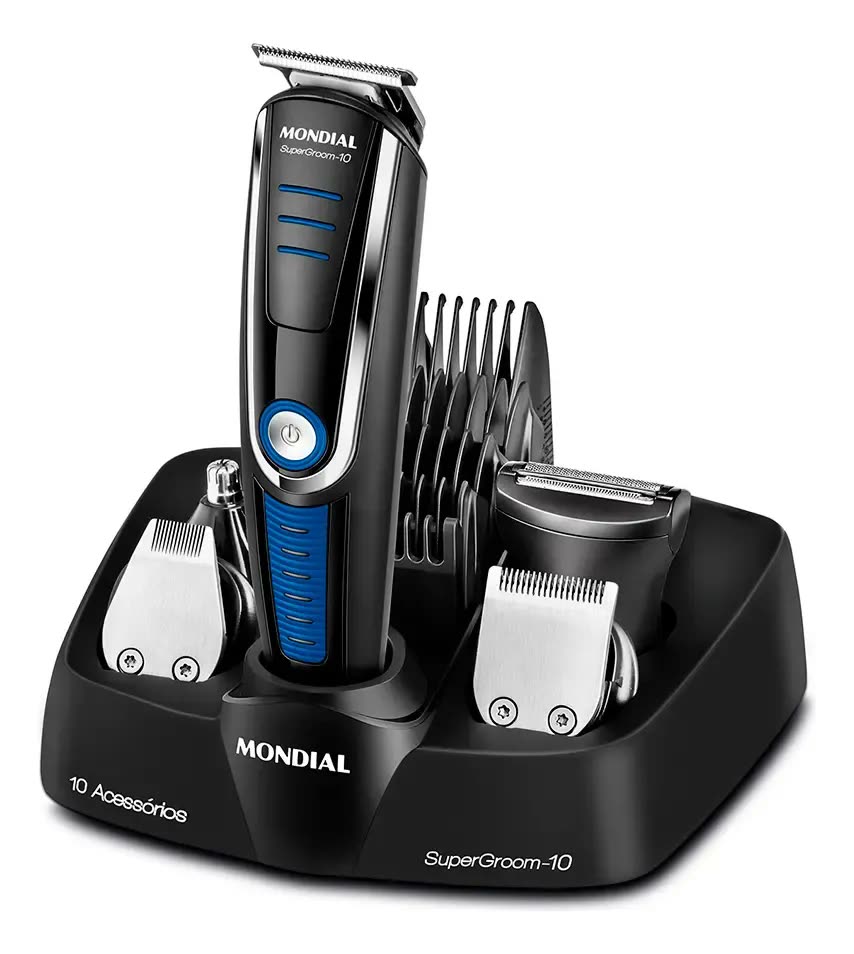 foto de Aparador de Pelos Mondial Super Groom 10 BG-03 6W Bivolt — Completo