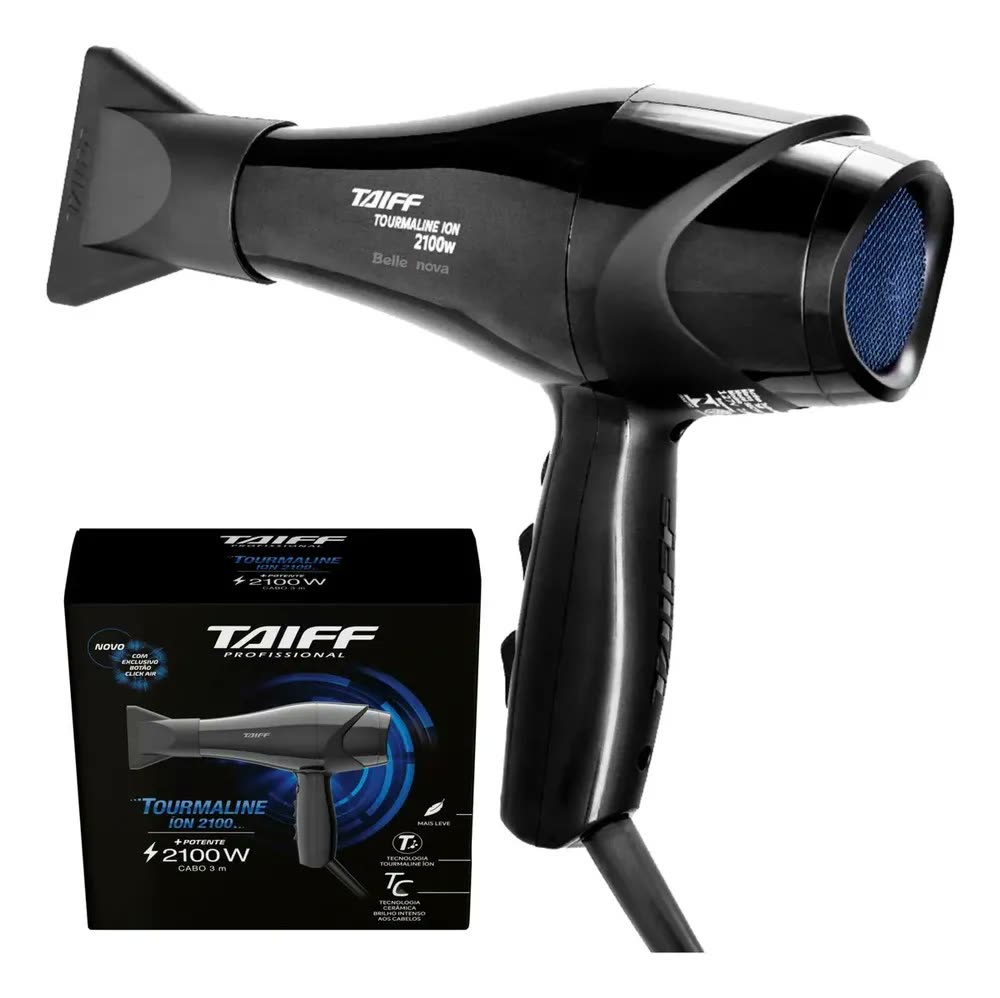 Secador Taiff New Tourmaline Íon Profissional 2100w