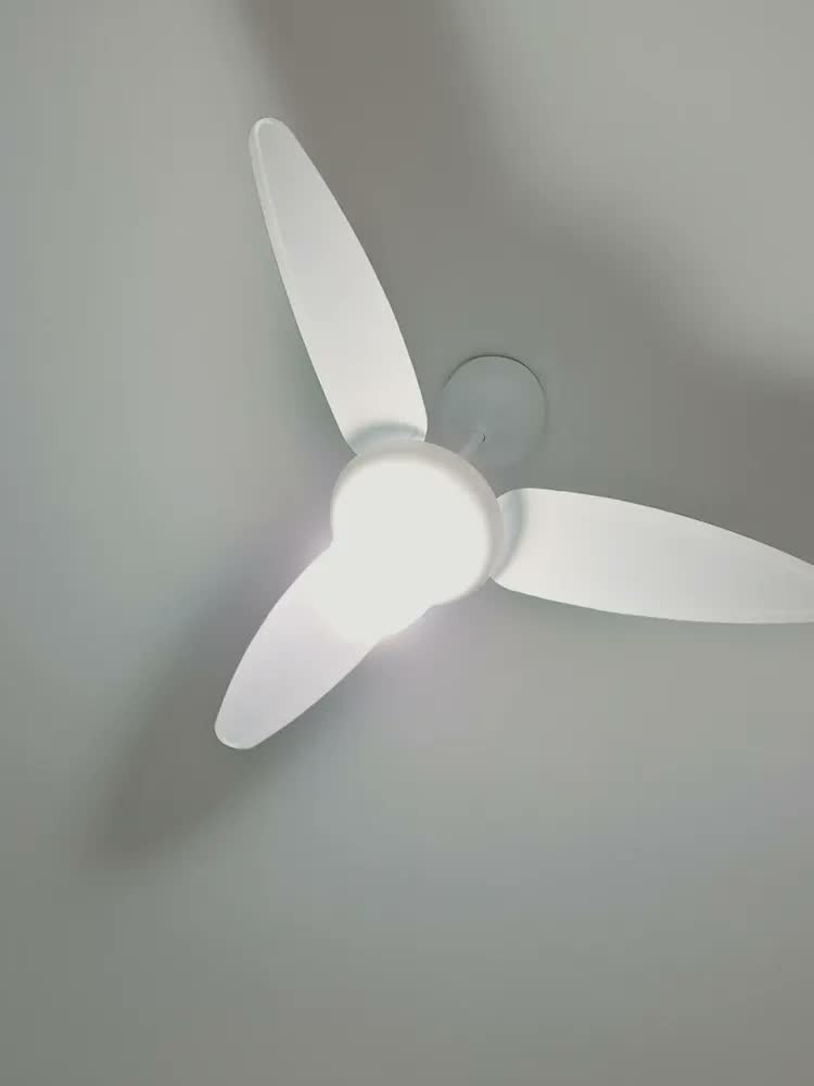 foto de Ventilador Teto Wind Ventisol controle remoto Inverter Bivolt 90 Cm Branco Plástico 3 pás