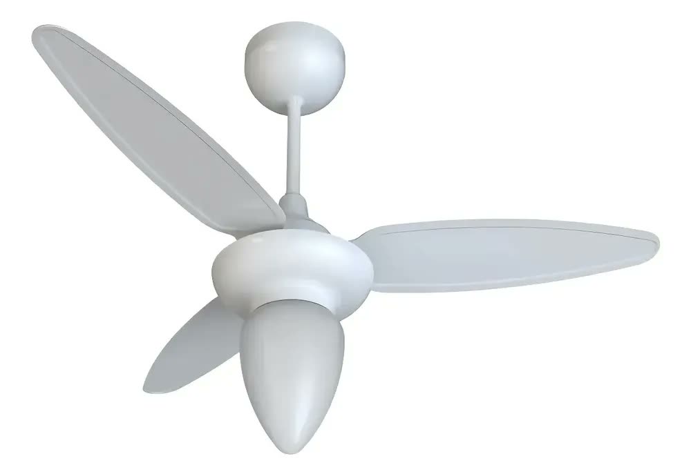 foto de Ventilador Teto Wind Ventisol controle remoto Inverter Bivolt 90 Cm Branco Plástico 3 pás